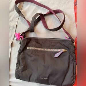 Vera Bradley cross body purse in black